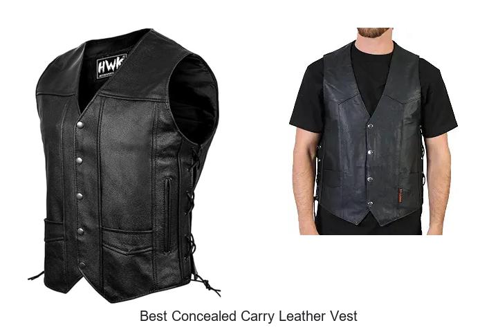 Top 12 Best Concealed Carry Leather Vest You Need Now
