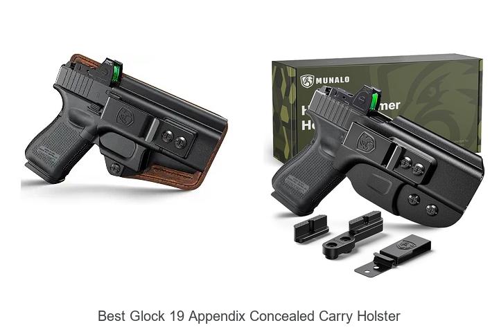 Top 15 Best Glock 19 Appendix Concealed Carry Holster Secrets!