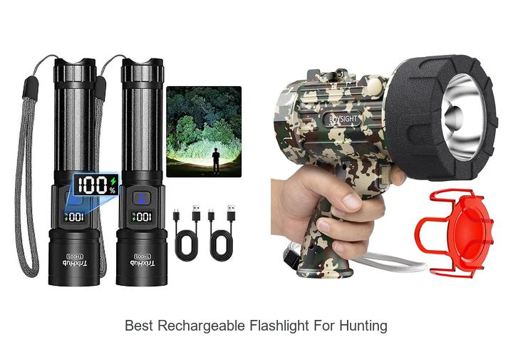 Top 12 Best Rechargeable Flashlight for Hunting You Need!