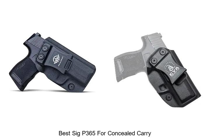 Top 12 Best Sig P365 For Concealed Carry You Can’t Miss
