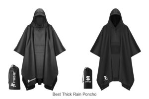Top 12 Best Thick Rain Poncho That Will Keep You Dry!