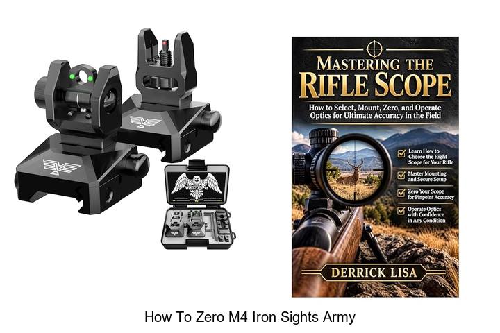 Top 12 How To Zero M4 Iron Sights Army Tips Revealed!